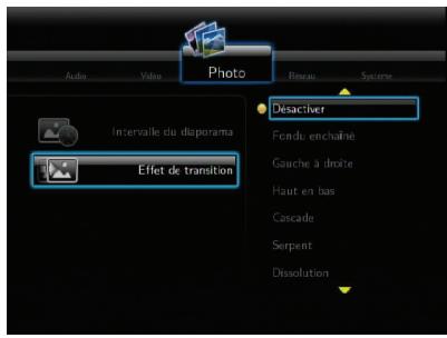 ASUS O!PLAY HDP-R1 - - Effets de transition - 1