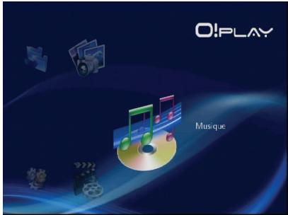 ASUS O!PLAY HDP-R1 - Pour lancer la lecture d'un fichier audio : - 1