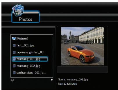 ASUS O!PLAY HDP-R1 - Pour visualiser des photos : - 2