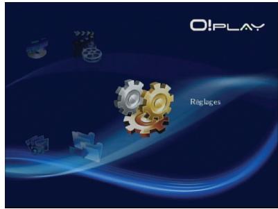 ASUS O!PLAY HDP-R1 - Pour configurer les paramètres de diaporama : - 1