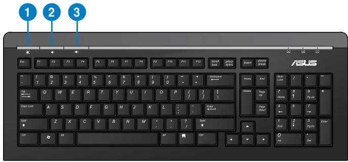 ASUS TYTAN CG8480-FR017S - Teclado cableado moderno ASUS KB34211 - 1