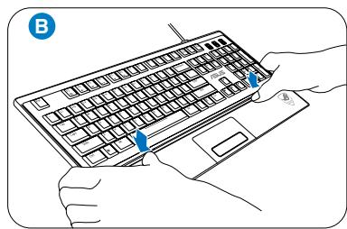 ASUS TYTAN CG8480-FR017S - Instalar el teclado para juegos ASUS ROG U9N - 3