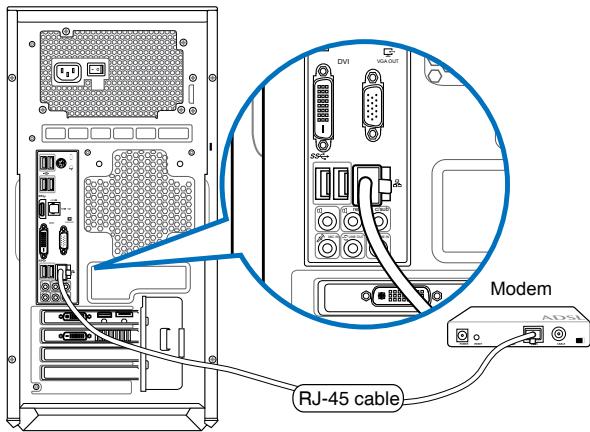 ASUS TYTAN CG8480-FR017S - Ligar através de um modem por cabo/DSL - 2