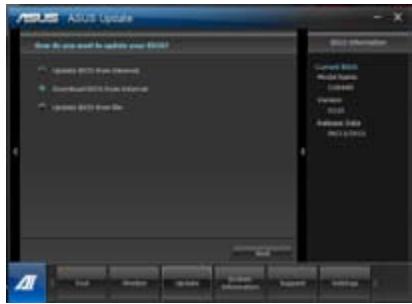 ASUS TYTAN CG8480-FR017S - Para transferir a BIOS a partir da Internet: - 1