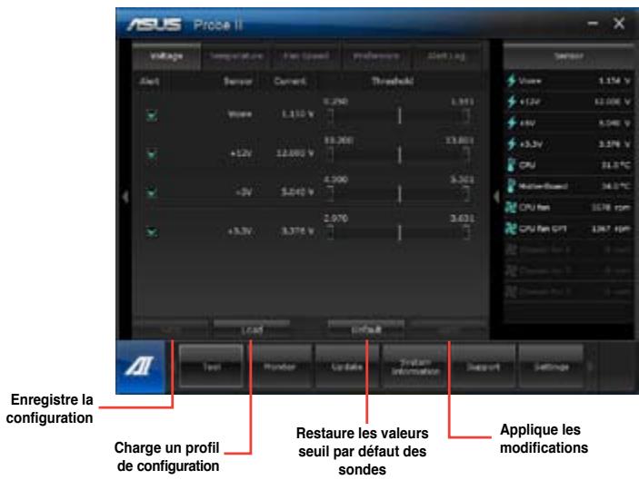 ASUS TYTAN CG8480-FR017S - Pour configurer Probe II : - 1