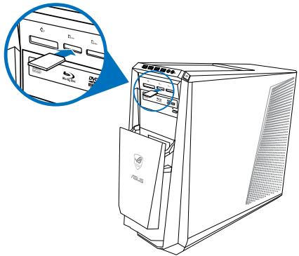 ASUS TYTAN CG8480-FR017S - Utilizar o leitor de cartões de memória - 1
