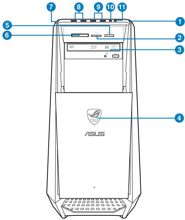 ASUS TYTAN CG8480-FR017S - Panel frontal - 1