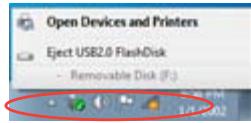ASUS TYTAN CG8480-FR017S - To remove a USB storage device: - 1