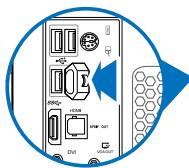 ASUS TYTAN CG8480-FR017S - Para ligar um dispositorio de armazenamento USB: - 3
