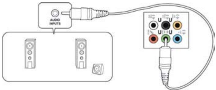 ASUS TYTAN CG8480-FR017S - Connecting 2-channel Speakers - 1
