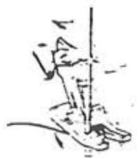 SINGER 740 - Pose des boutons - 7