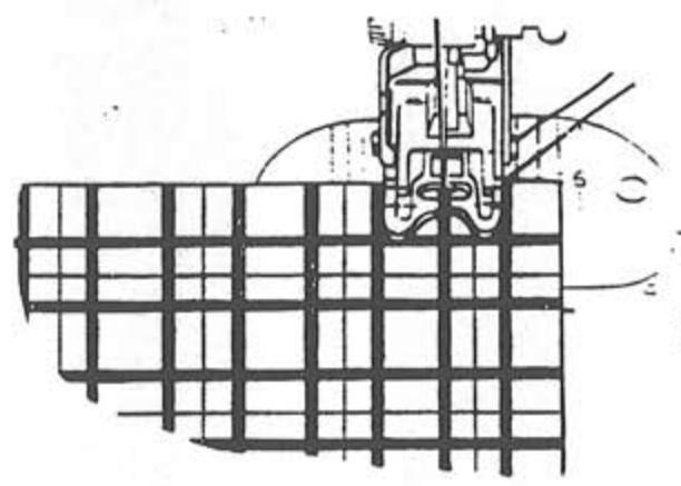 SINGER 740 - Fixation du pied double entraînement - 3