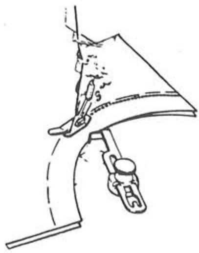 SINGER 740 - Pince dans les entoilages - 1