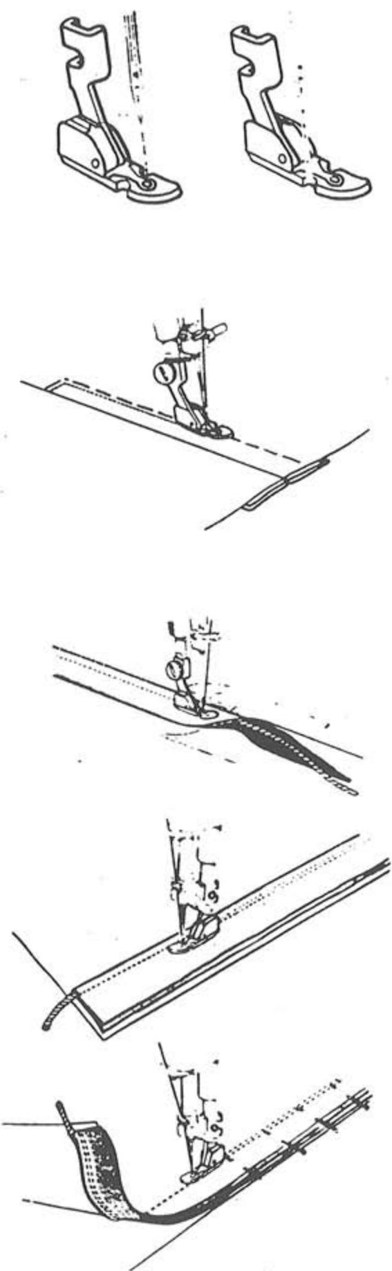 SINGER 740 - Coutures rabattues - 5