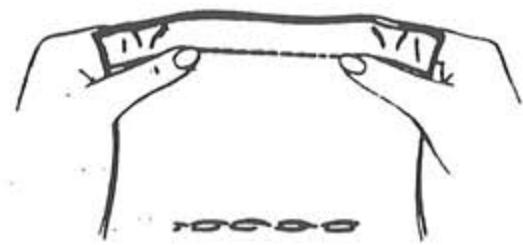 SINGER 740 - Pour plier les tissus à mailles et les tissus extensibles - 1