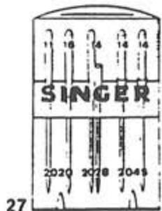 SINGER 740 - Accessoires machine - 7