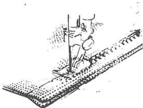 SINGER 740 - Fonctions pour ourlets et parements (figure 3) - 2