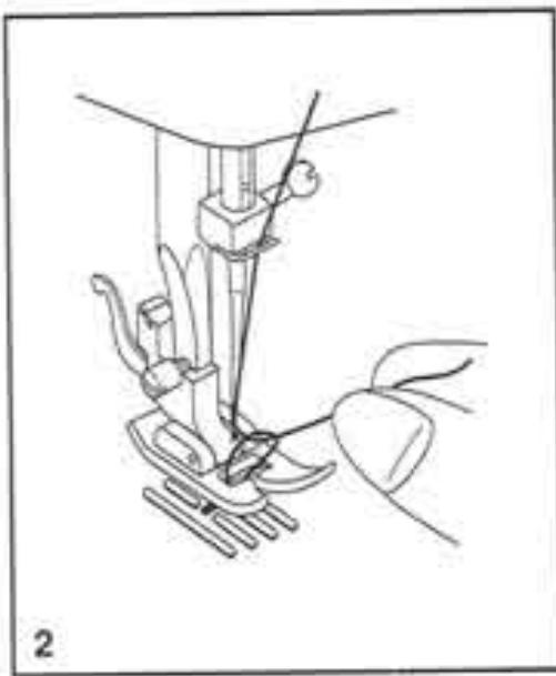 SINGER 155 - Pour remonter le fil de canette - 2