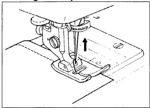 SINGER SYMPHONIE 500 - L'aiguille en position relevée. - 1
