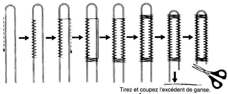 SINGER SYMPHONIE 500 - Boutonnières gansées - 2