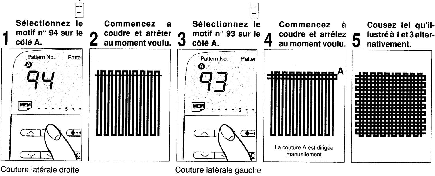 SINGER SYMPHONIE 500 - Mise en place du couvre-griffe - 12