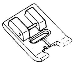 SINGER SYMPHONIE 500 - Pied transparent pour boutonnières Pied pour glissière invisible - 1