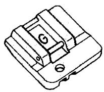 SINGER SYMPHONIE 500 - Pied transparent pour boutonnières Pied pour glissière invisible - 2