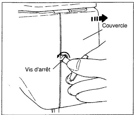 SINGER SYMPHONIE 500 - Comment retirer la plaque de face - 1