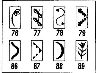 SINGER SYMPHONIE 500 - Types d'alphabet grand format - 31
