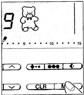 SINGER SYMPHONIE 500 - Equilibrage d'un motif - 5
