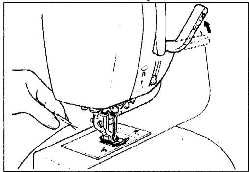 SINGER SYMPHONIE 500 - Levez le levier coupe-fil. - 1