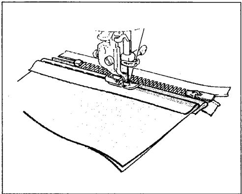 SINGER SYMPHONIE 500 - Pose de fermeture à glissière - 3