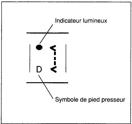 SINGER SYMPHONIE 500 - Mise en place du couvre-griffe - 2
