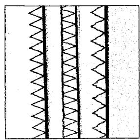 SINGER SYMPHONIE 500 - Point de zigzag (Surfil) - 1