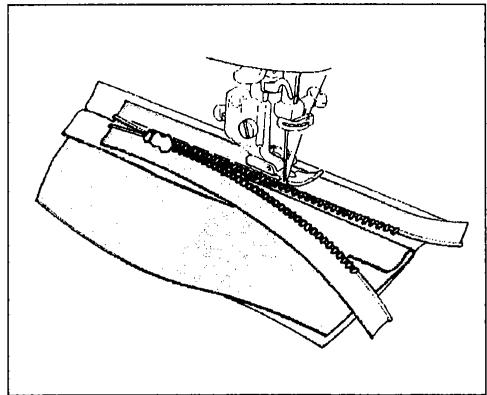SINGER SYMPHONIE 500 - Pose de fermeture à glissière - 2