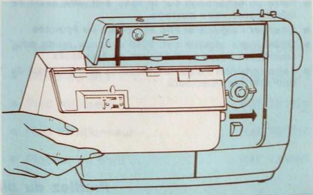 SINGER STARLET 496 - Le couvercle amovible - 1