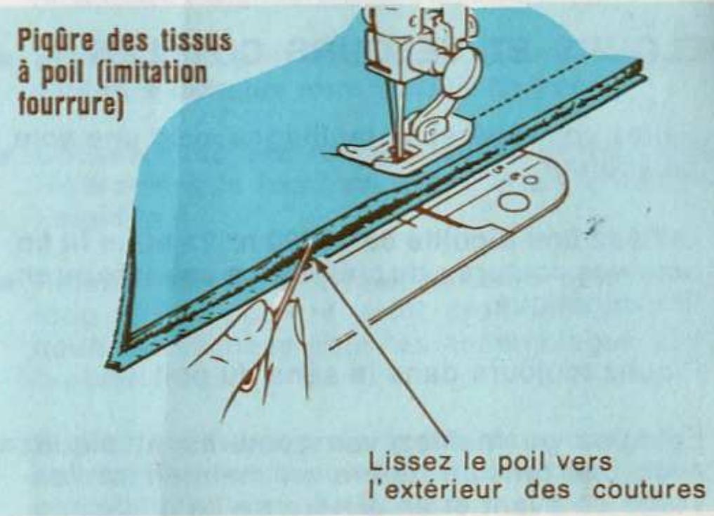 SINGER STARLET 496 - Tissus à poil (imitation fourrure) - 1