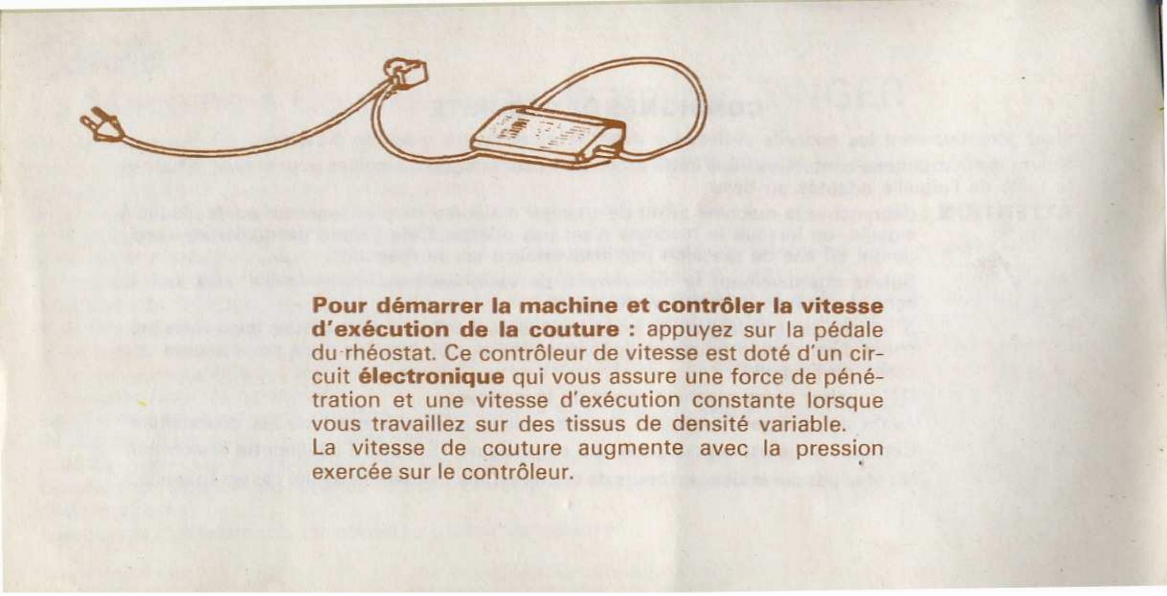 SINGER STARLET 496 - Consignes de sécurité - 1