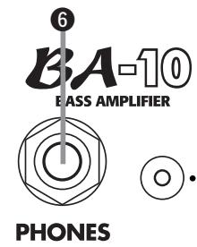 YAMAHA BA10 - Panneau de commande - 6