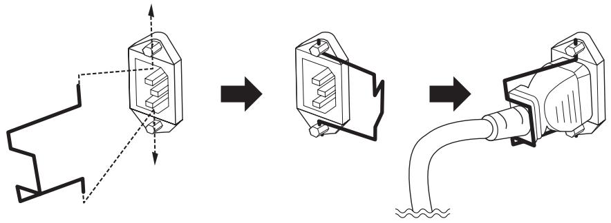 YAMAHA DME64N - Connectez le cordon d'alimentation secteur. - 2