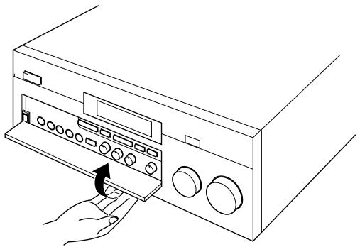 YAMAHA DSP-A3090 - Open/close the control door - 2