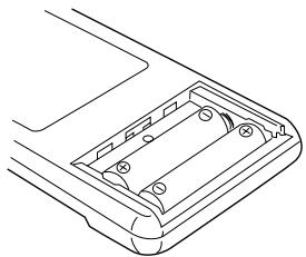 YAMAHA DSP-A3090 - Installing the Remote Control Unit Batteries - 2