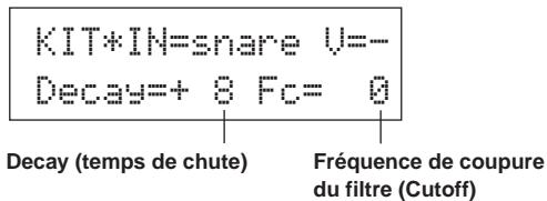 YAMAHA DTXPRESSI3 - Modification du temps de chute (durée du son) - 1