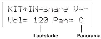 YAMAHA DTXPRESSI3 - 2.Ändern Sie die Lautstärke - 1