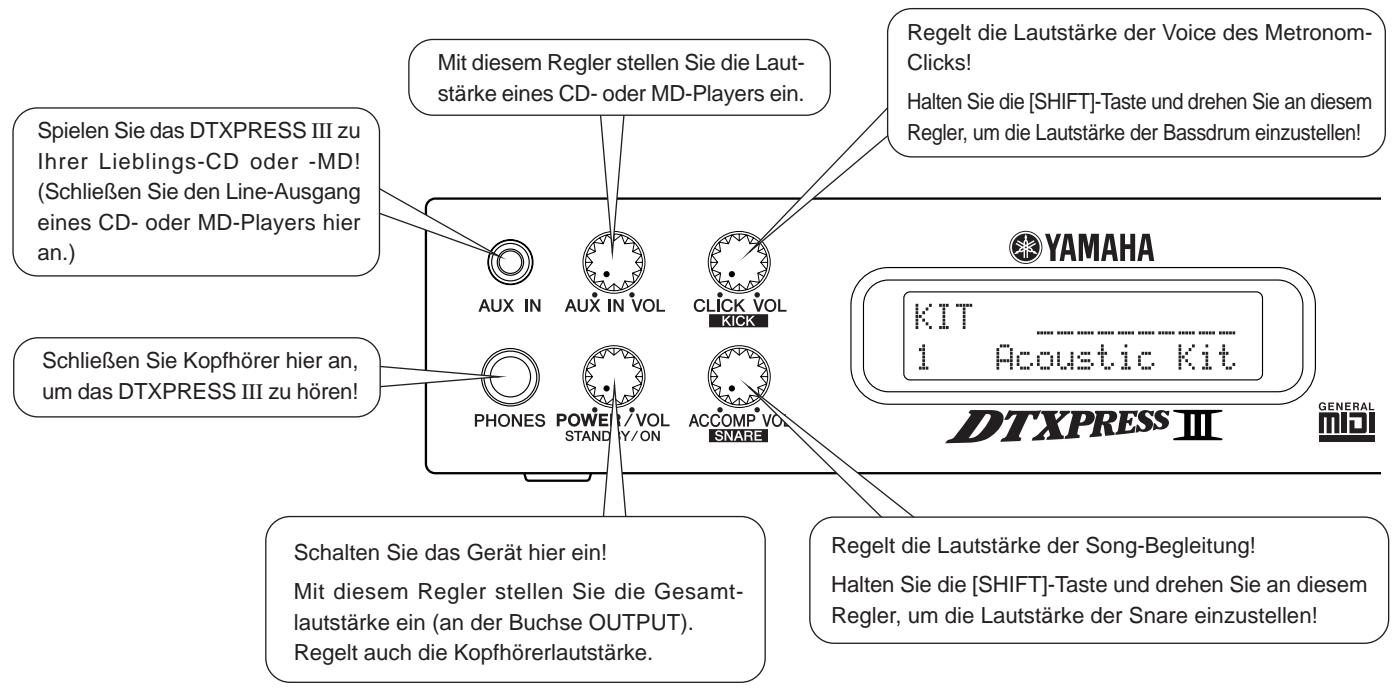 YAMAHA DTXPRESSI3 - Die DTXPRESS III Schnellanleitung (Liste der Grundfunktionen) - 1