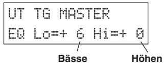 YAMAHA DTXPRESSII - Klang des Audiosignalsändern - 1