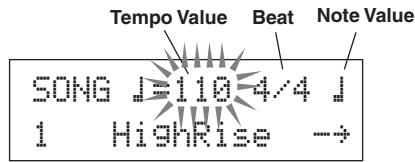YAMAHA DTXPRESSII - 1-1. Set Metronome Tempo - 2