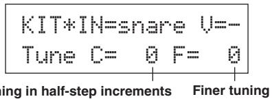 YAMAHA DTXPRESSII - Try Changing the Tuning (Pitch) - 1