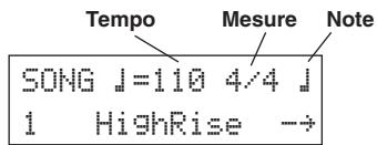 YAMAHA DTXPRESSII - Utilisation du métronome - 1