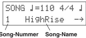 YAMAHA DTXPRESSII - Ausgewählten Song horen - 1